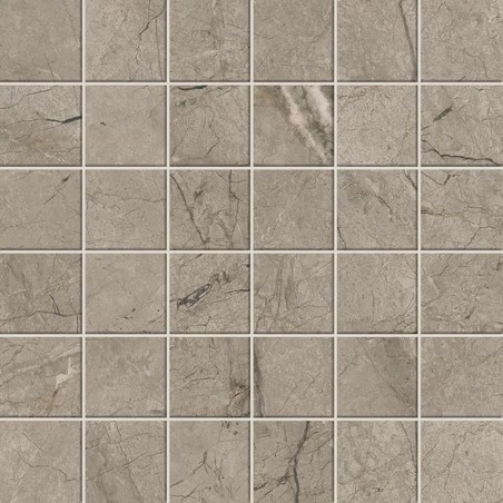 Мозаика Atlas Concorde Forte Dei Marmi Mystic Grey Mosaic lappato