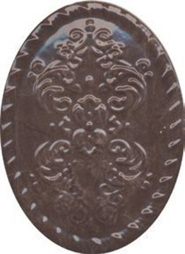 Декор Kerama Marazzi Версаль Овал коричневый