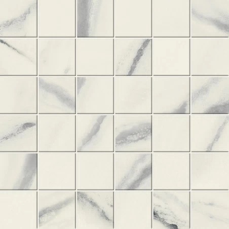 Мозаика Atlas Concorde Forte Dei Marmi Panda White Mosaic cerato