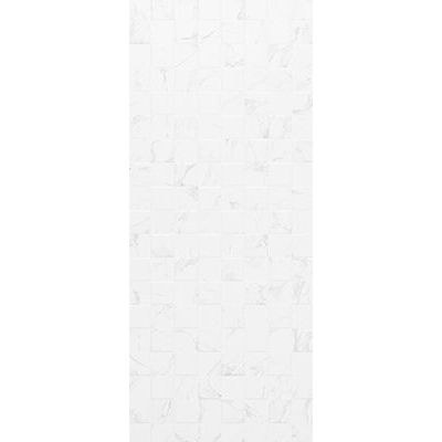 Плитка Creto Forza Calacatta Calacatta White Mosaico 01 25x60 Белый Глянцевая