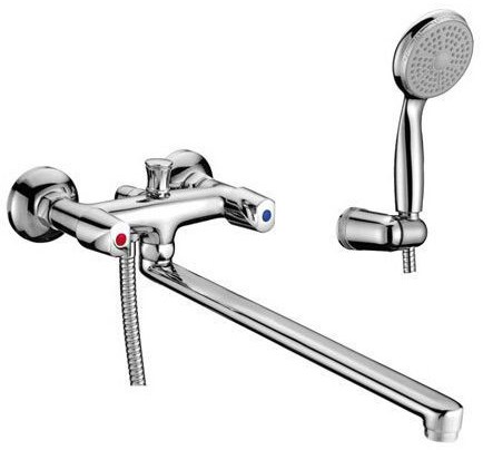 Смеситель Dance LM2401C для ванны с душем, с плоским изливом