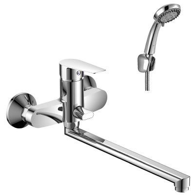 Смеситель Rossinka S35-33 для ванны с душем, с поворотным изливом