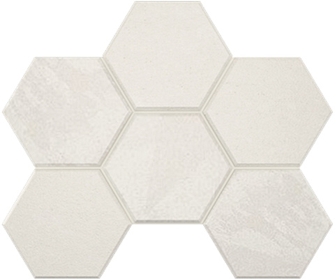 Мозаика Estima Luna LN00/TE00 Hexagon неполированный 250x285