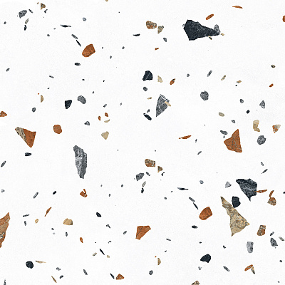 Керамогранит Laparet Terazzo Bianco цветной матовый карвинг 60x60