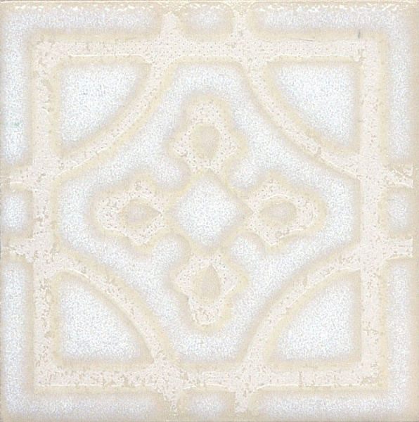 Вставка Kerama Marazzi Амальфи орнамент белый 4
