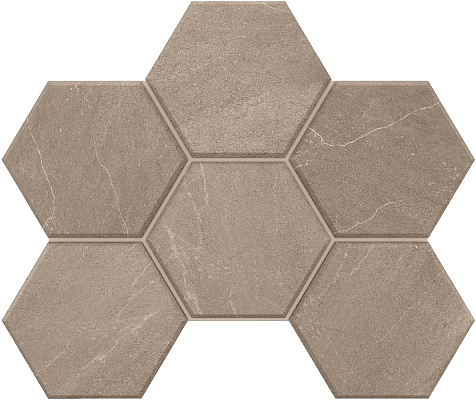 Мозаика Estima Gabbro GB 02 Hexagon матовый 25x28,5