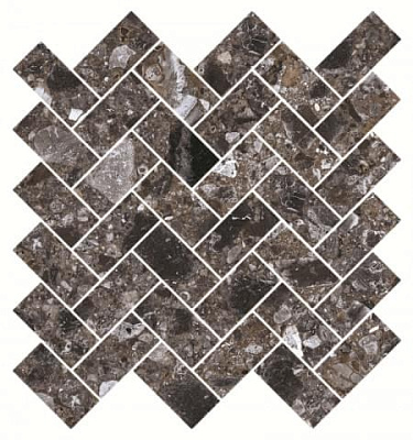 Мозаика Kerranova Terrazzo Dark Grey 28.2x30.3 матовая