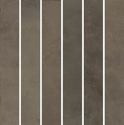 Декор Керама Марацци Фес мозаичный коричневый глянцевый 15x15x0,77