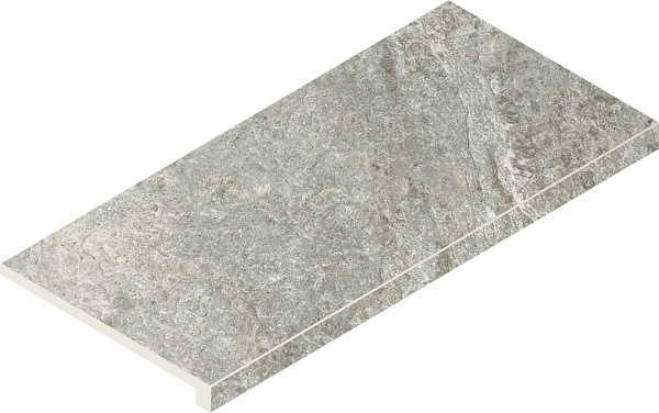 Ступень Italon Magma Silver угловая правая 33x60