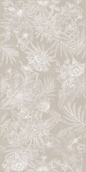 Декор Керама Марацци Таделакт серый светлый матовый обрезной 60x119,5x0,9