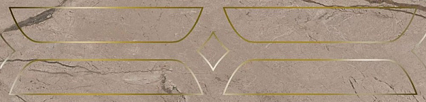 Бордюр Керама Марацци Ифран бежевый светлый глянцевый обрезной 60x14,5x0,9