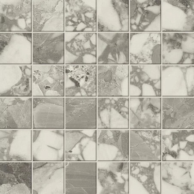Мозаика Atlas Concorde Forte Dei Marmi Ceppo Apuano Pearl Mosaic matt