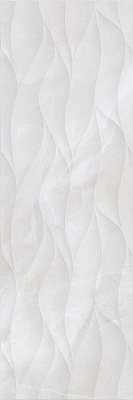 Декор Creto Piastra Pearl W M/STR R Glossy 1 30x90 Серый Глянцевая