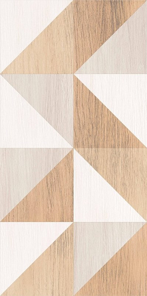 Плитка Creto Naomi Geotree warm 30x60 Коричневый Матовая