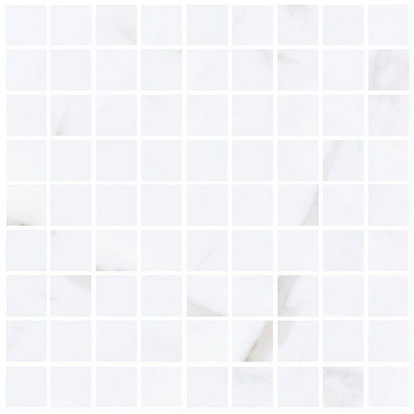 Мозаика Grasaro Monumento Белый 30x30 полированная