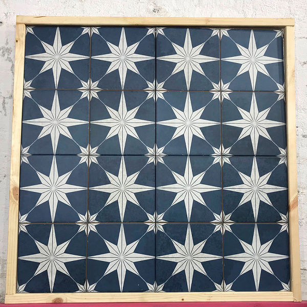 Керамогранит Etili Seramik Scintilla Midnight Blue Pre-cut 45x45