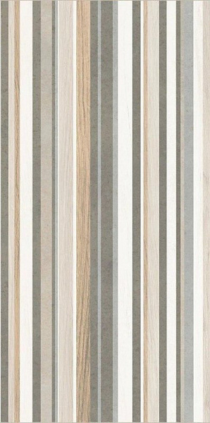 Плитка Creto Naomi Band 30x60 Серый Матовая