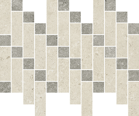 Мозаика Italon Аура Стоун Уайт Хэритэйдж 37,9x31,6