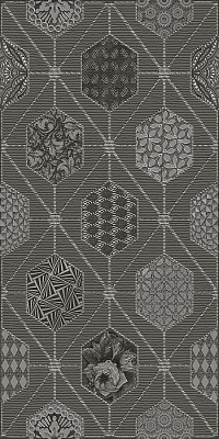 Декор Azori Devore Gris Geometria 315x630