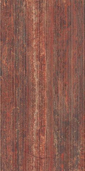 Керамогранит Italgraniti I Travertini Rosso Vein Cut Ribbed 60x120