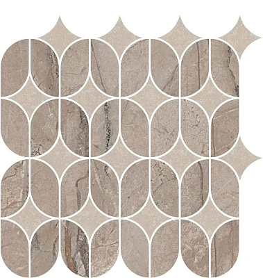 Декор Керама Марацци Ифран наборный бежевый светлый глянцевый обрезной 30x32,5x0,9