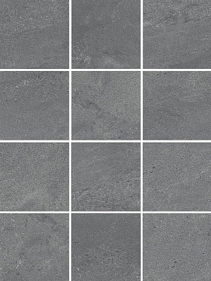 Плитка Kerama Marazzi Матрикс тёмно-серый полотно из 12 частей