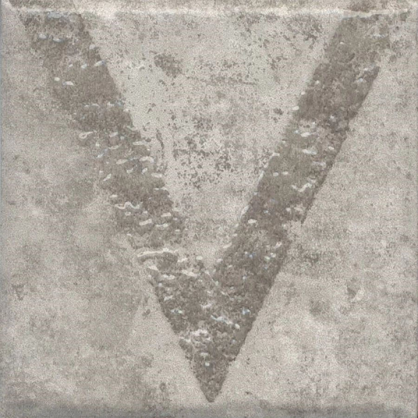 Декор Керама Марацци Спартель 1 серый матовый 9,8x9,8x0,7