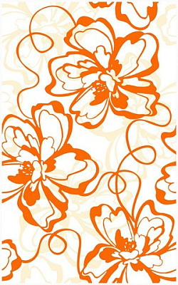 Декор Нефрит Керамика «Монро» оранжевый