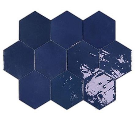 Плитка WOW Zellige Hexa Cobalt 10.8x12.4