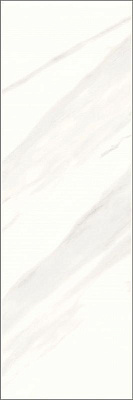 Плитка Creto Calacatta Ice W M NR Glossy 1 25x75 Белый Глянцевая