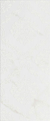 Декор Creto Forza Calacatta Empire White 01 25x60 Белый Матовая