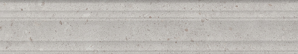 Бордюр Kerama Marazzi Риккарди серый светлый матовый структура обрезной 73x400