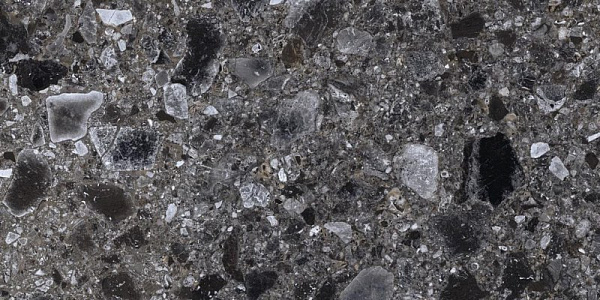 Керамогранит Kerranova Terrazzo Dark Grey 60x120 матовая