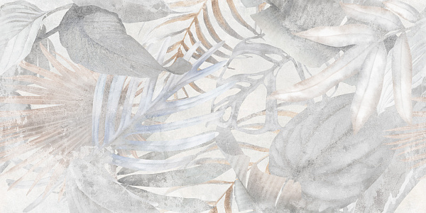 Керамогранит Delacora Bahamas Floristry Light матовый граниль 60x120