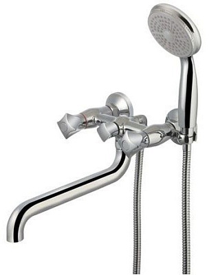 Смеситель Pallada LM2651C для ванны с душем, с поворотным изливом