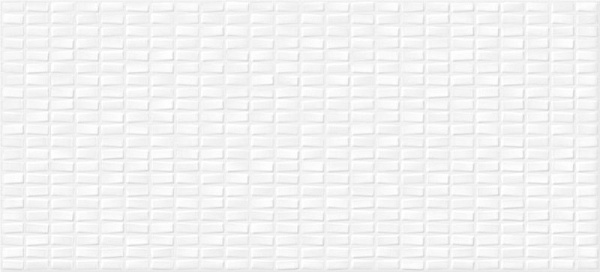Плитка настенная Pudra Мозаика белый рельеф