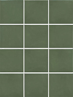 Керамогранит Керама Марацци Бахия зелёный глянцевый 29,8х39,8 из 12 частей 9,8x9,8x0,7