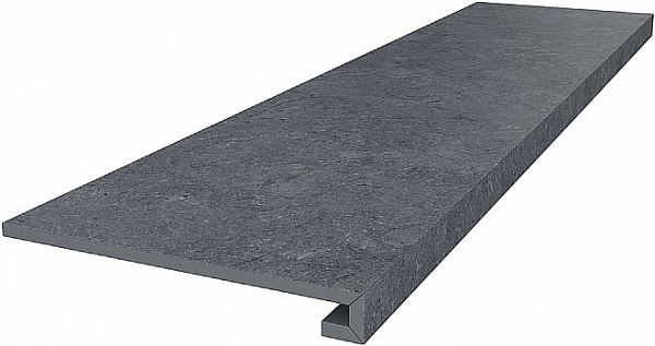 Ступень Kerama Marazzi Роверелла клееная серый темный
