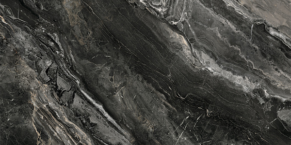 Керамогранит Artkera Group Karpaty Marble black / Карпаты Мрамор черный 60x120
