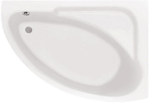 Ванна акриловая Гоа 150x100 асимметричная, правая с гидромассажем (Basic)