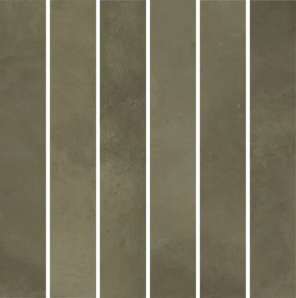 Декор Керама Марацци Фес мозаичный зелёный глянцевый 15x15x0,77