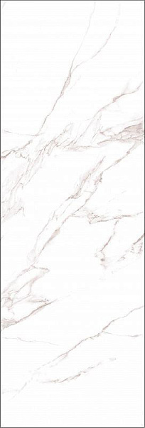 Плитка Creto Lazzaro Pearl W M R Glossy 1 30x90 Белый Глянцевая