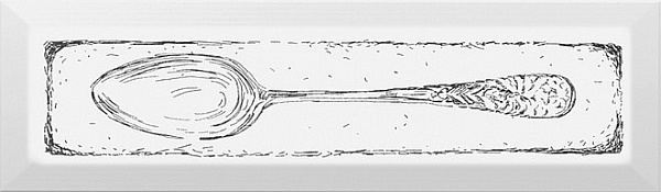 Декор Kerama Marazzi Spoon/ложка черный