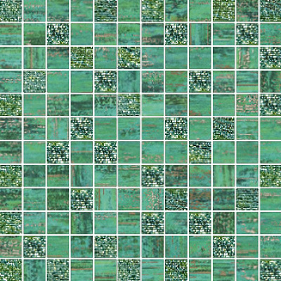 Мозаика Brennero Ceramiche Mosaico Lux Quadretti Verde 300x300