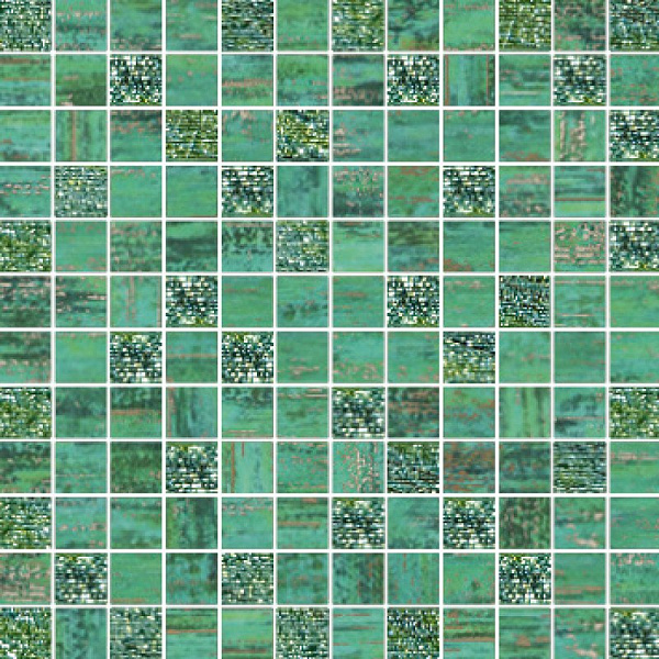 Мозаика Brennero Ceramiche Mosaico Lux Quadretti Verde 300x300