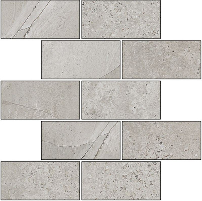 Мозаика Kerranova Marble Trend K-1005/SR/m13 Limestone 30,7х30,7
