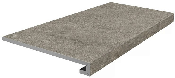 Ступень Керама Марацци фронтальная клееная Портленд бежевый тёмный матовый обрезной 33x80x0,9