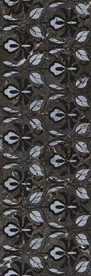 Плитка Керама Марацци Тубкаль чёрный глянцевый обрезной 30x89,5x0,9