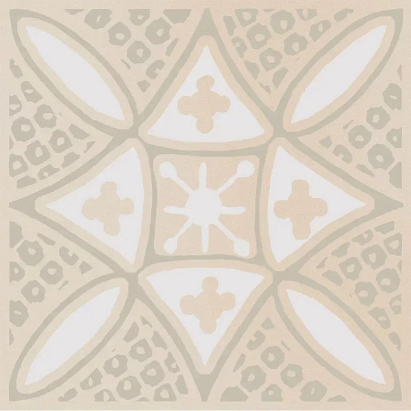 Декор Керама Марацци Бахия 2 бежевый светлый глянцевый 9,8x9,8x0,7