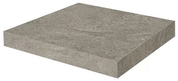 Ступень Керама Марацци угловая клееная Портленд бежевый тёмный матовый обрезной 33x33x0,9